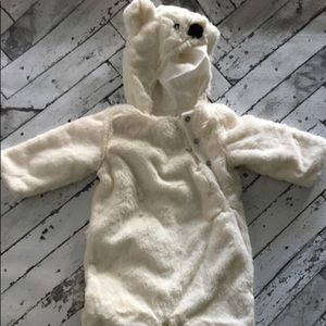 Pottery Barn Kids Polar Bear Costume 0-6m
